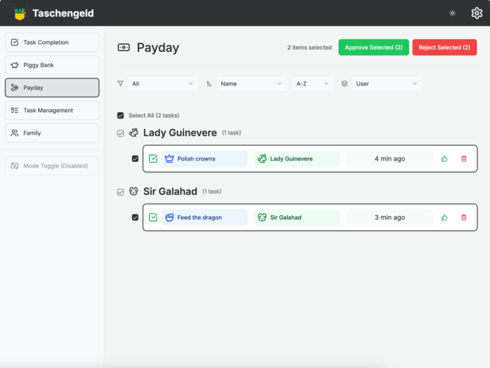 Payday Review Interface
